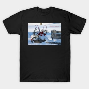 Village Christmas. T-Shirt